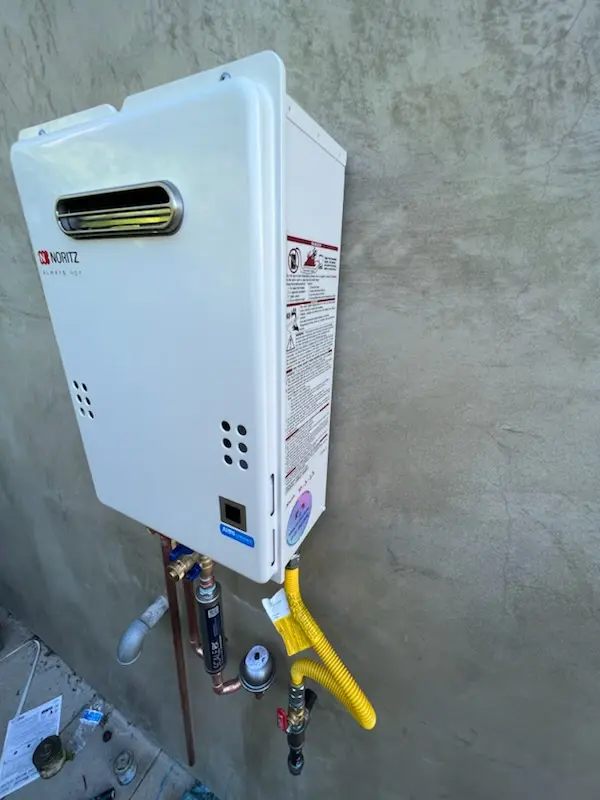 Tankless water heater installation for Aspen Grove homes